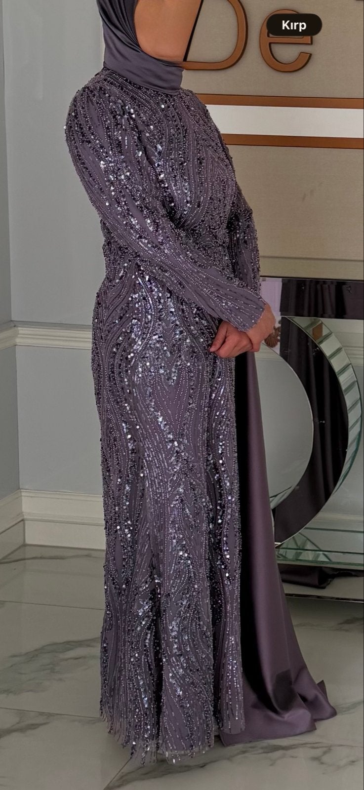 Prachtige paarse galajurk pınar şems, Kleding | Dames, Maat 38/40 (M), Galajurk, Paars, Ophalen of Verzenden