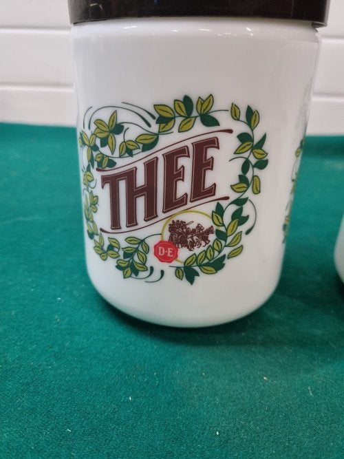 Voorraad potten melkglas van douwe egberts, Ophalen of Verzenden, 'T Olde Gre-j, Info@toldegrej.nl, Endepoelstraat 20f Didam