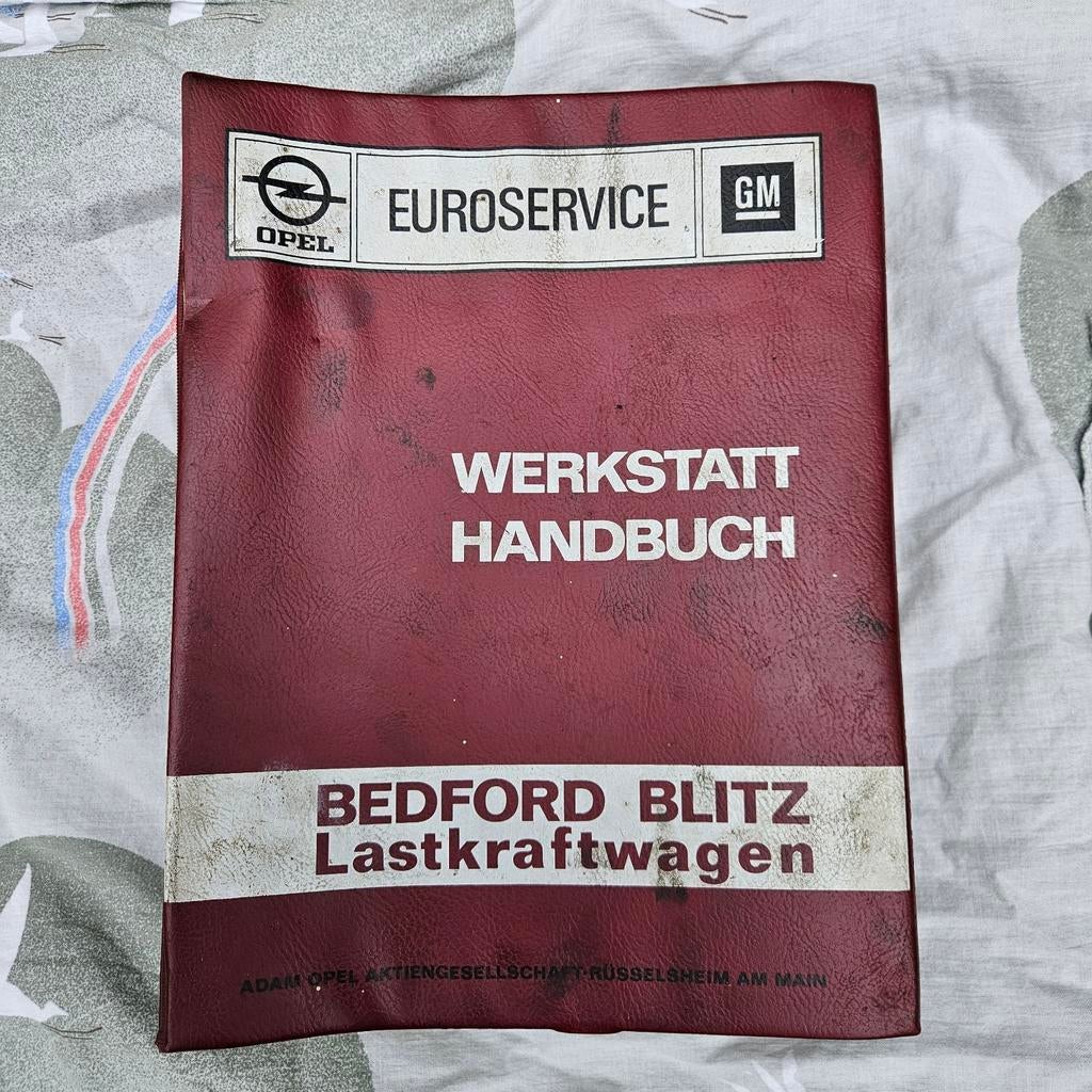 Werkplaatshandboek Bedford CF - Duits (Opel Euroservice), Auto diversen, Handleidingen en Instructieboekjes, Ophalen of Verzenden