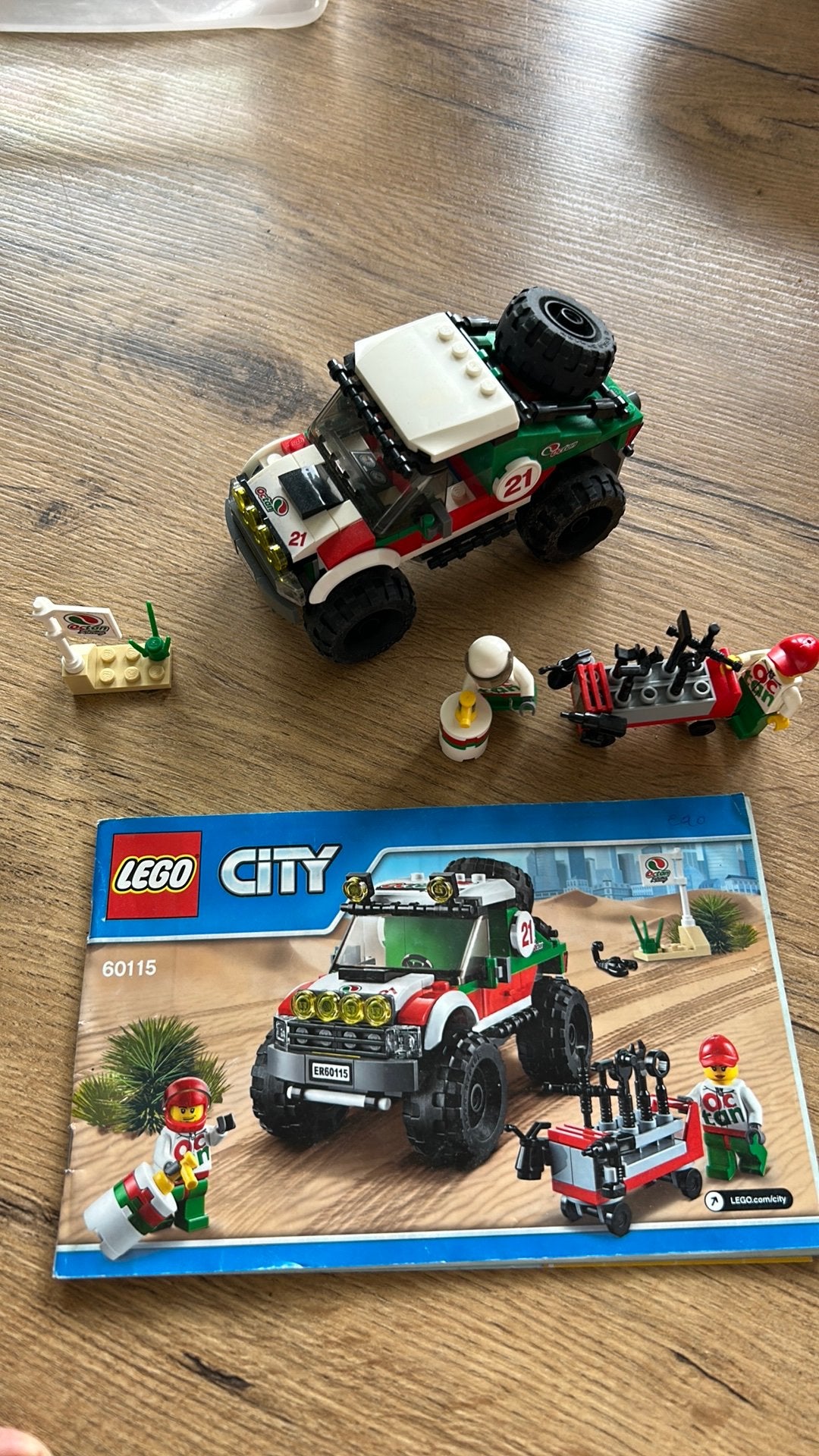 Lego city 4x4 voertuig, Ophalen of Verzenden, Zo goed als nieuw