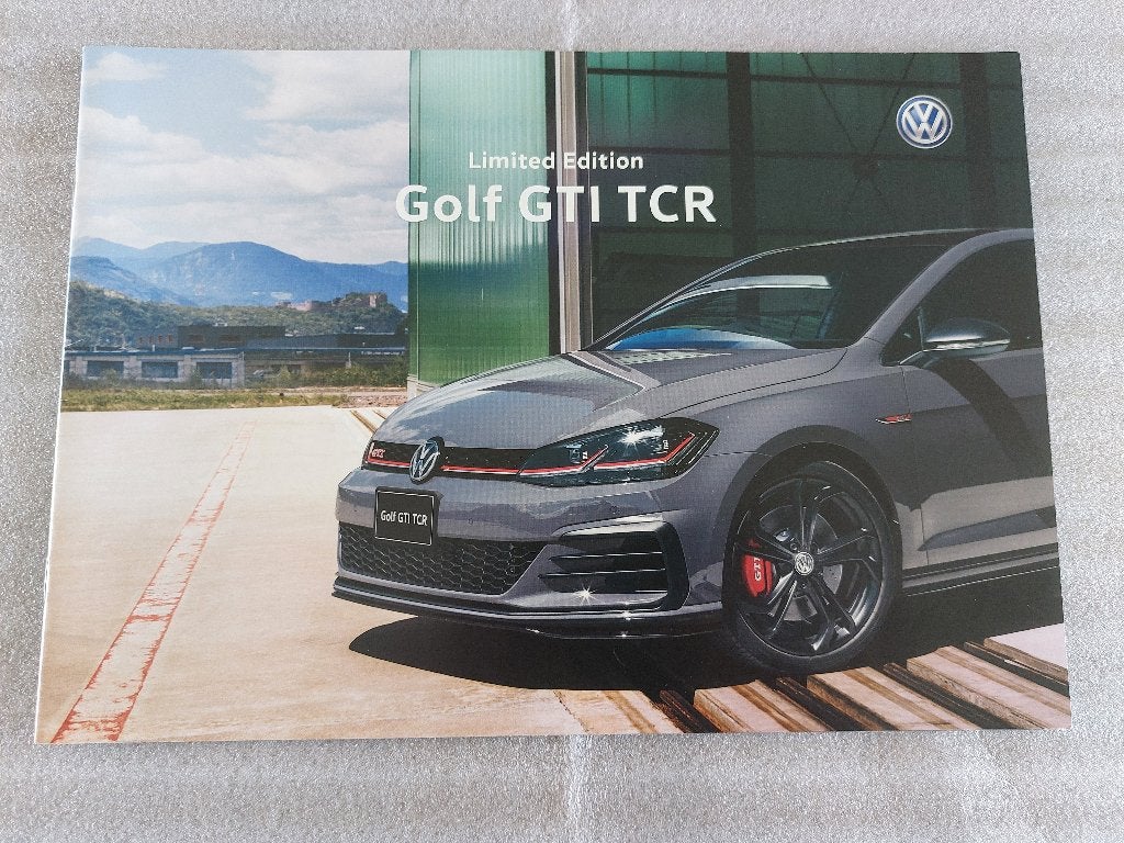 Japanese Brochure Volkswagen VW Golf GTI TCR Limited Edition, Verzenden, Gelezen, Volkswagen