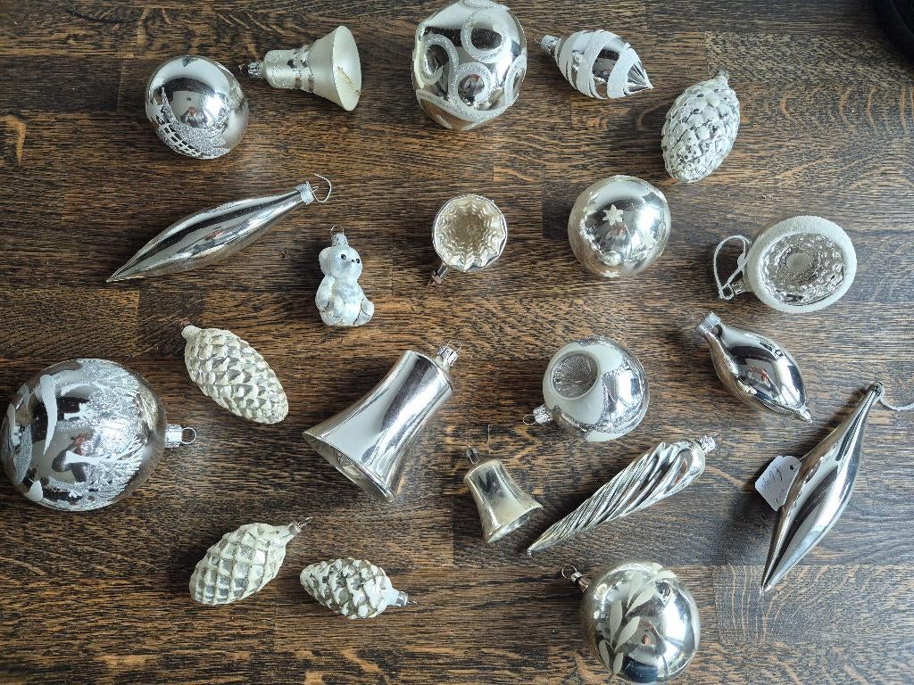 Oude vintage kerstballen, *, Gebruikt, *, Ophalen of Verzenden