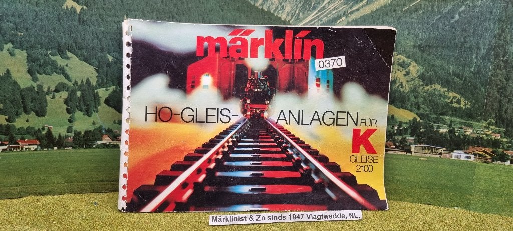 Marklin 0370 baan ontwerp boek, Wisselstroom, Analoog, Zo goed als nieuw, Märklin