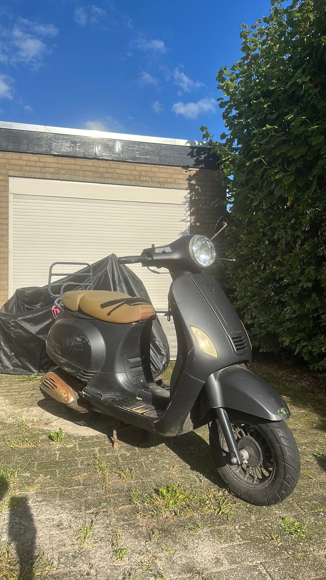 Agm VX-50 brom scooter geel kenteken, Fietsen en Brommers, Ophalen, Gebruikt, Maximaal 45 km/u, Benzine