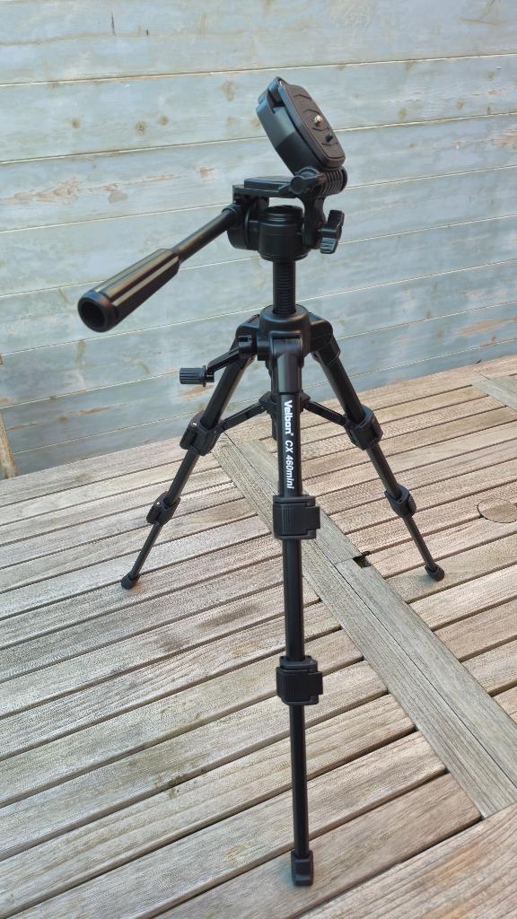 Velbon CX460 Mini Tafel Statief, Zo goed als nieuw, Minder dan 150 cm, Met balhoofd, Ophalen of Verzenden