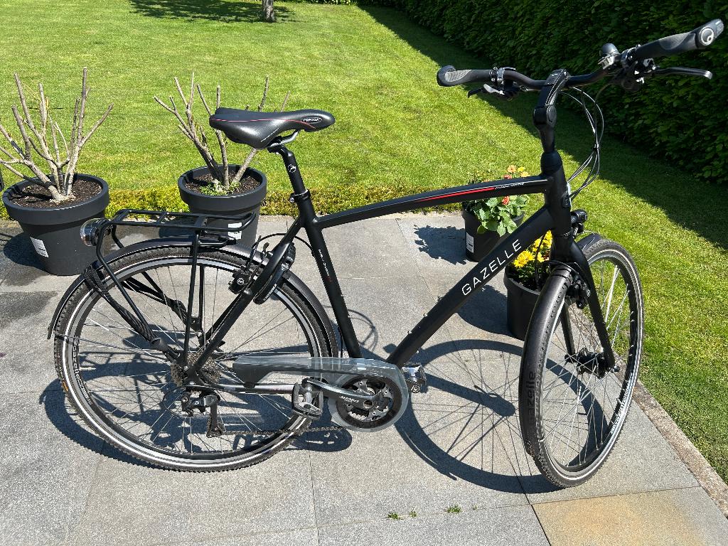 Gazelle Chamonix S30 herenfiets, Ophalen, Gebruikt, Velgrem, Versnellingen