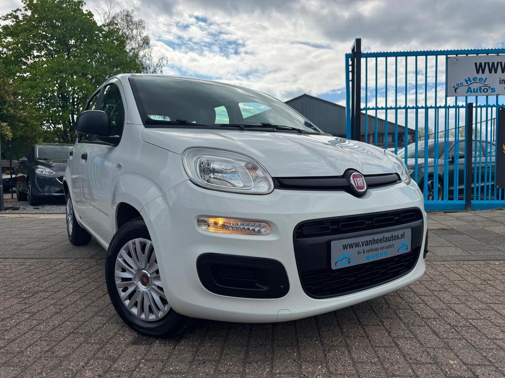 Fiat Panda 1.2 Lounge A-C Elek Pakket 4 Cilinder Nw Apk, Stof, Gebruikt, 4 stoelen, Wit