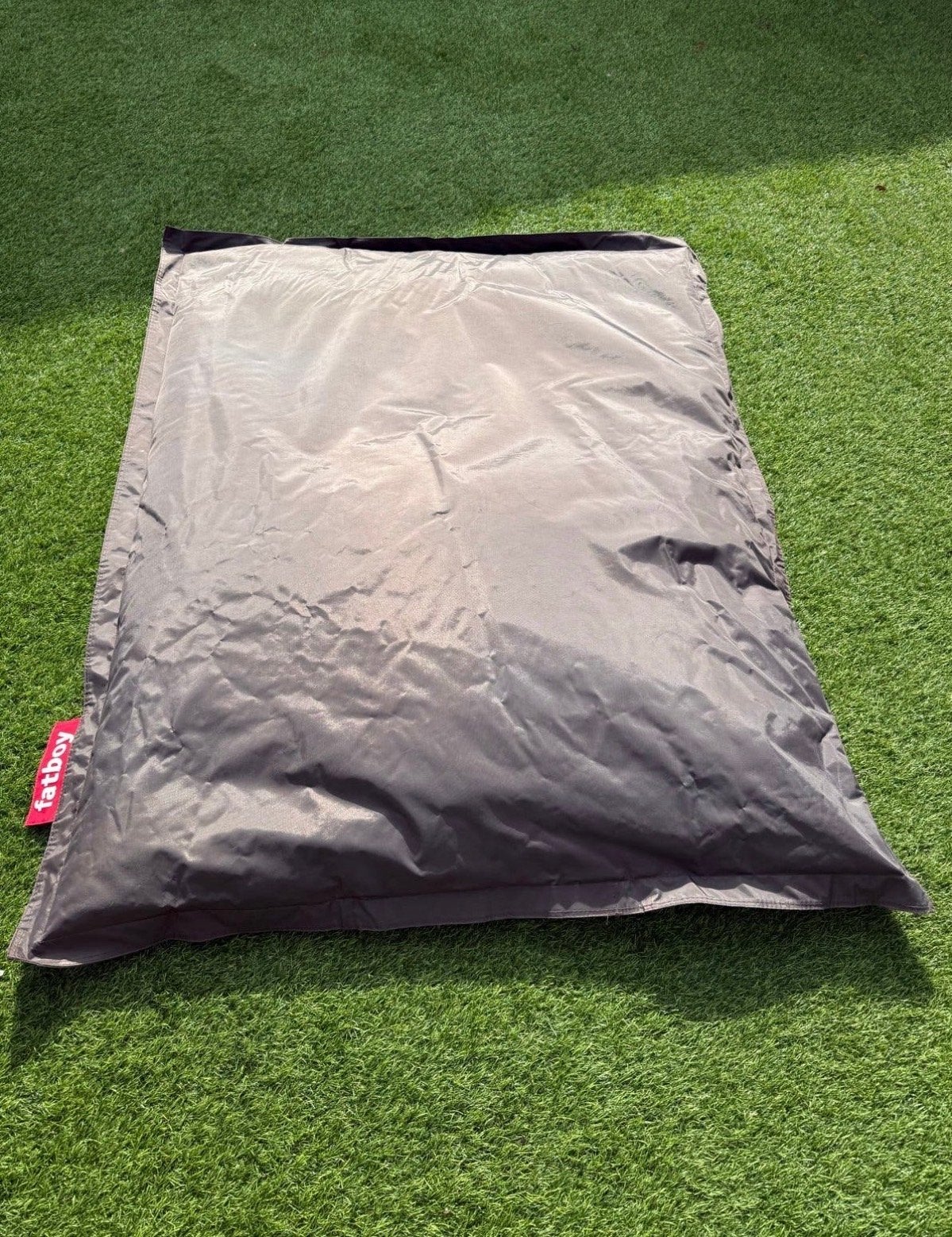 Fatboy zitzak donker bruin - comfortabel en ruim, Ophalen, Gebruikt, Bruin, Zitzak