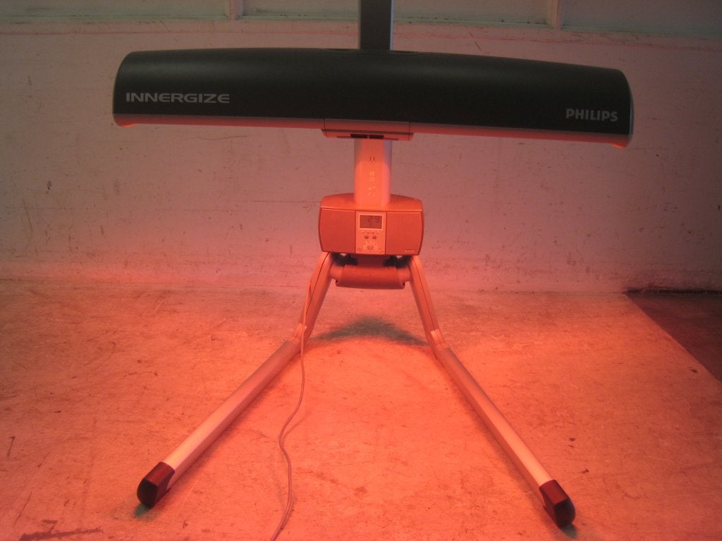 Philips Innergize HB 935 thuiszonnebank en infrarood, Niet ingevuld, Gebruikt, Niet ingevuld, Niet ingevuld