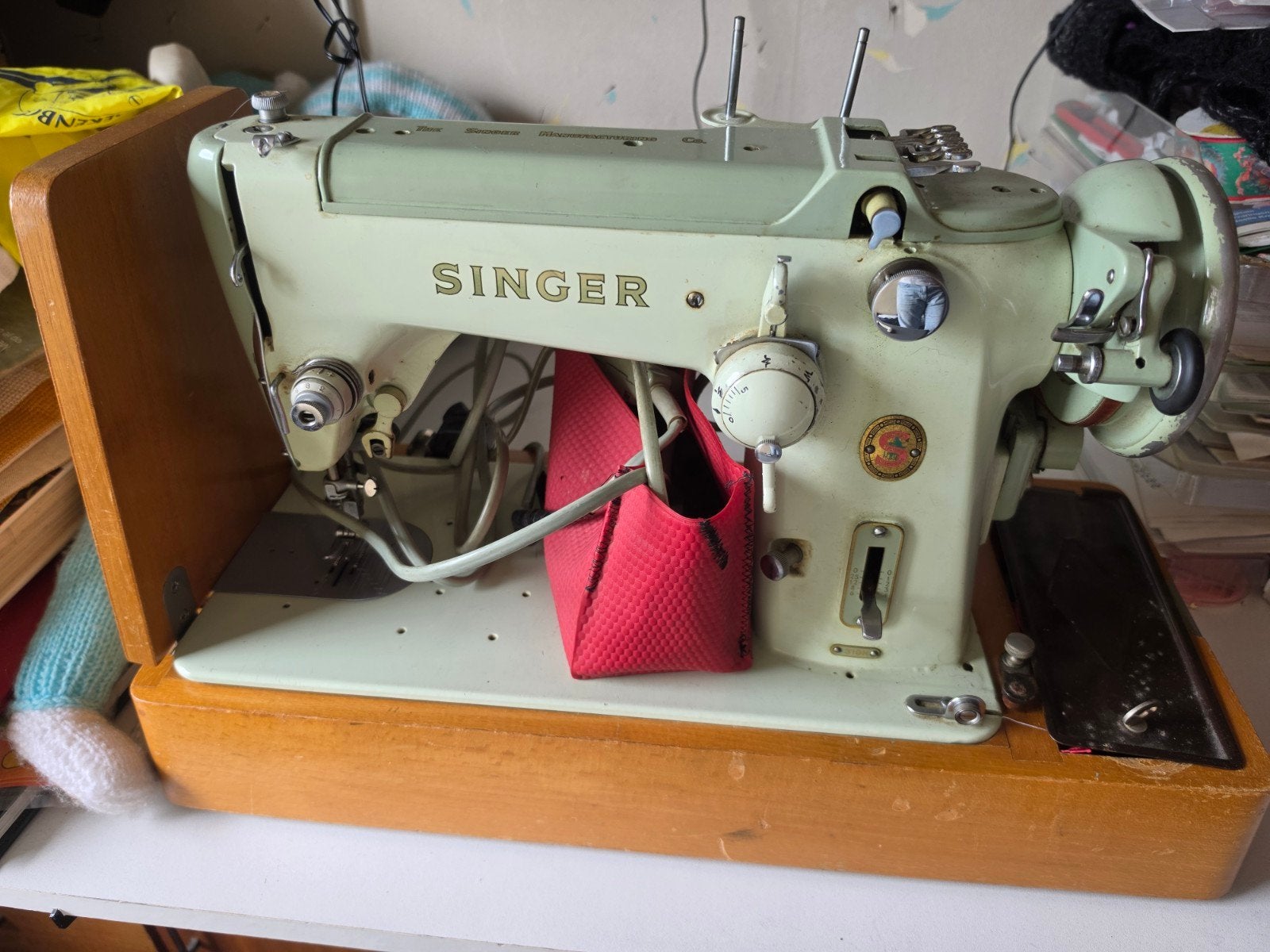 Vintage Singer Naaimachine - Goed Onderhouden, Ophalen, Gebruikt, Naaimachine, Singer