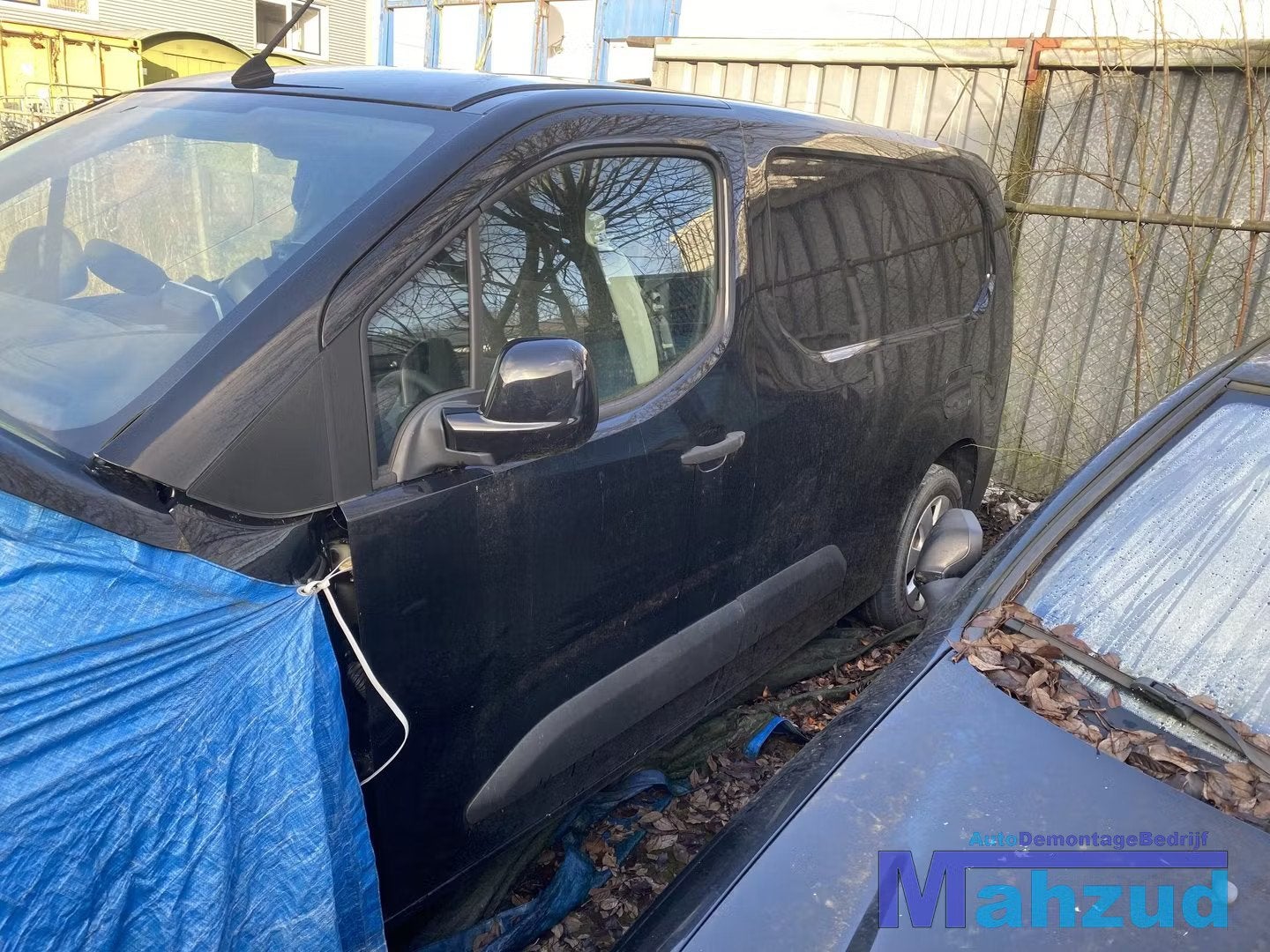 OPEL COMBO K9 ZWART Links deur portier 2018+, Gebruikt, Deur, Opel Automobile GmbH, Ophalen of Verzenden