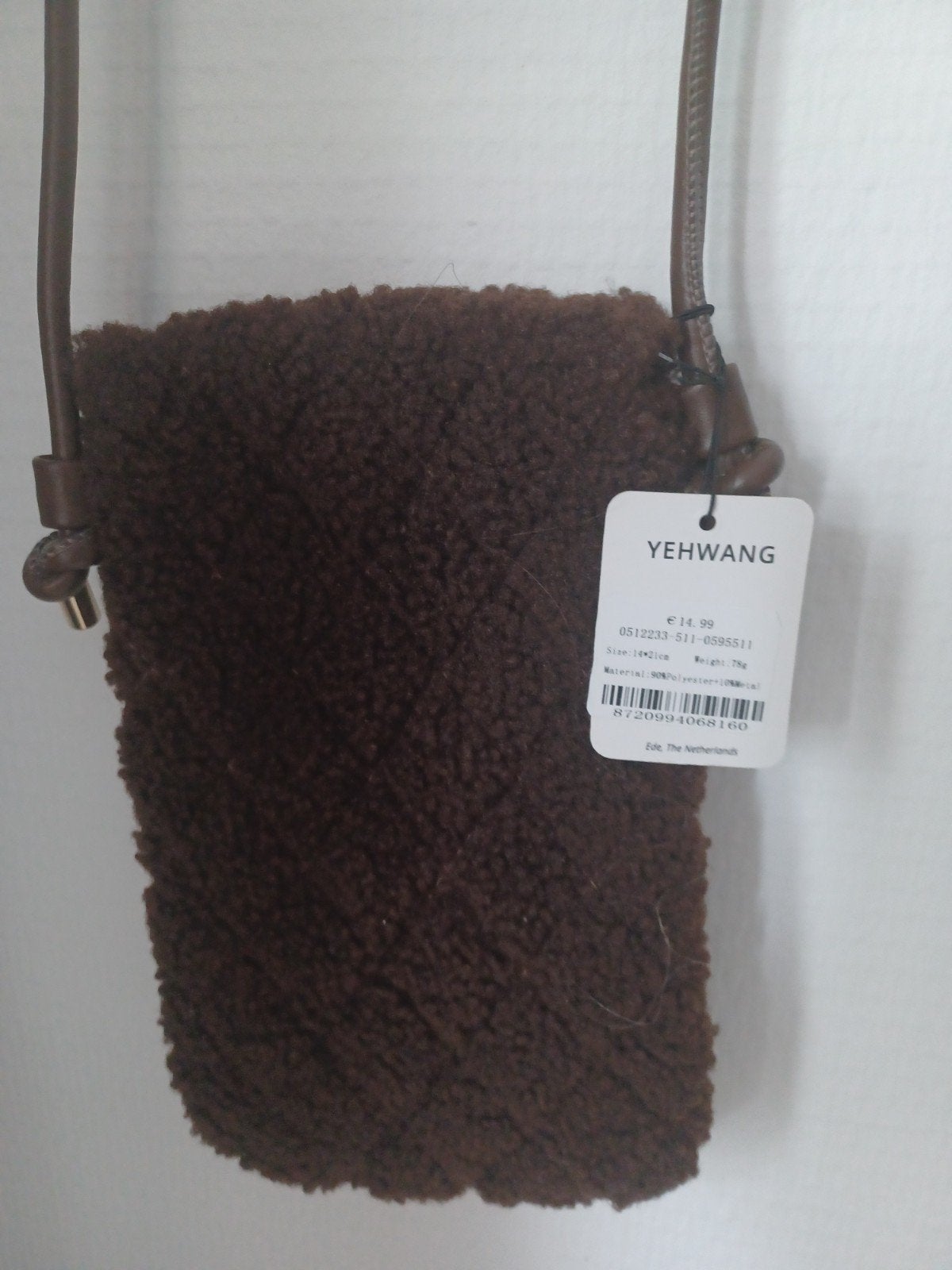 Telefoontas Teddy bruin, Sieraden, Tassen en Uiterlijk, Ophalen, Nieuw, Bruin