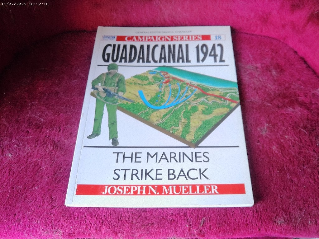 Boek Osprey Campaign - Guadacanal 1942, Ophalen of Verzenden, Tweede Wereldoorlog, Zo goed als nieuw, Algemeen