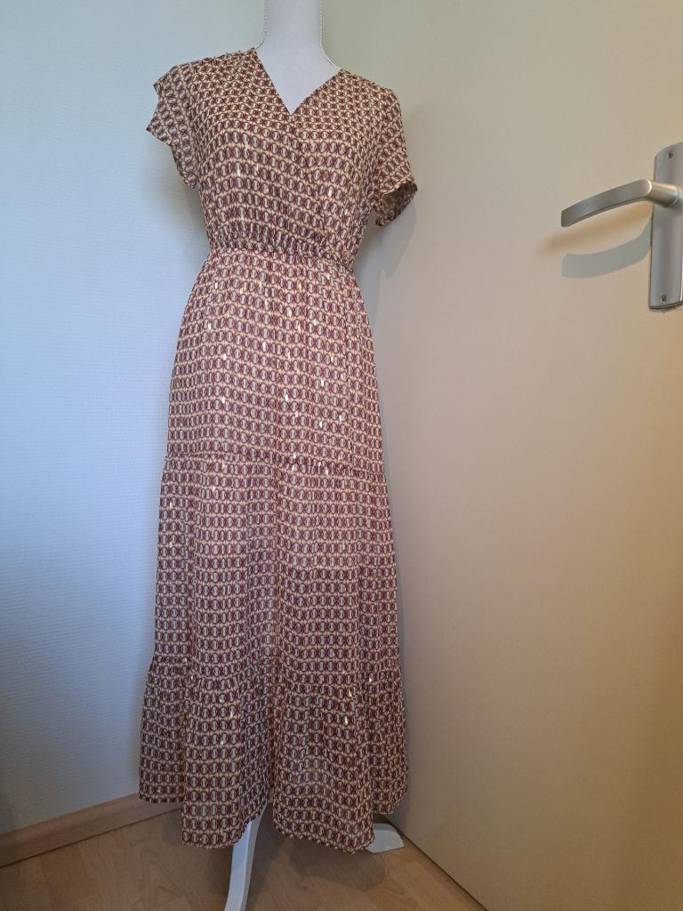 Bruin jurk Grace & Mila, Kleding | Dames, Jurken, Bruin, Grace & Mila, Nieuw, Ophalen of Verzenden