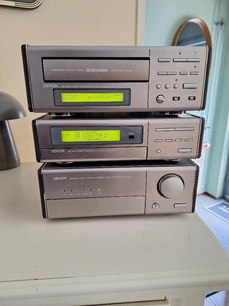 Denon Stereosetje goed werkend, Tuner of Radio, Gebruikt, Denon, Ophalen of Verzenden