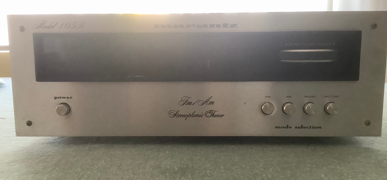 Marantz tuner model 105b, Ophalen, Gebruikt