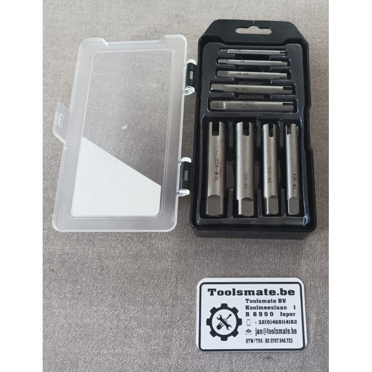 9 delige afgebroken draadtappen trekker set M5 tot M22, Verzenden, Nieuw