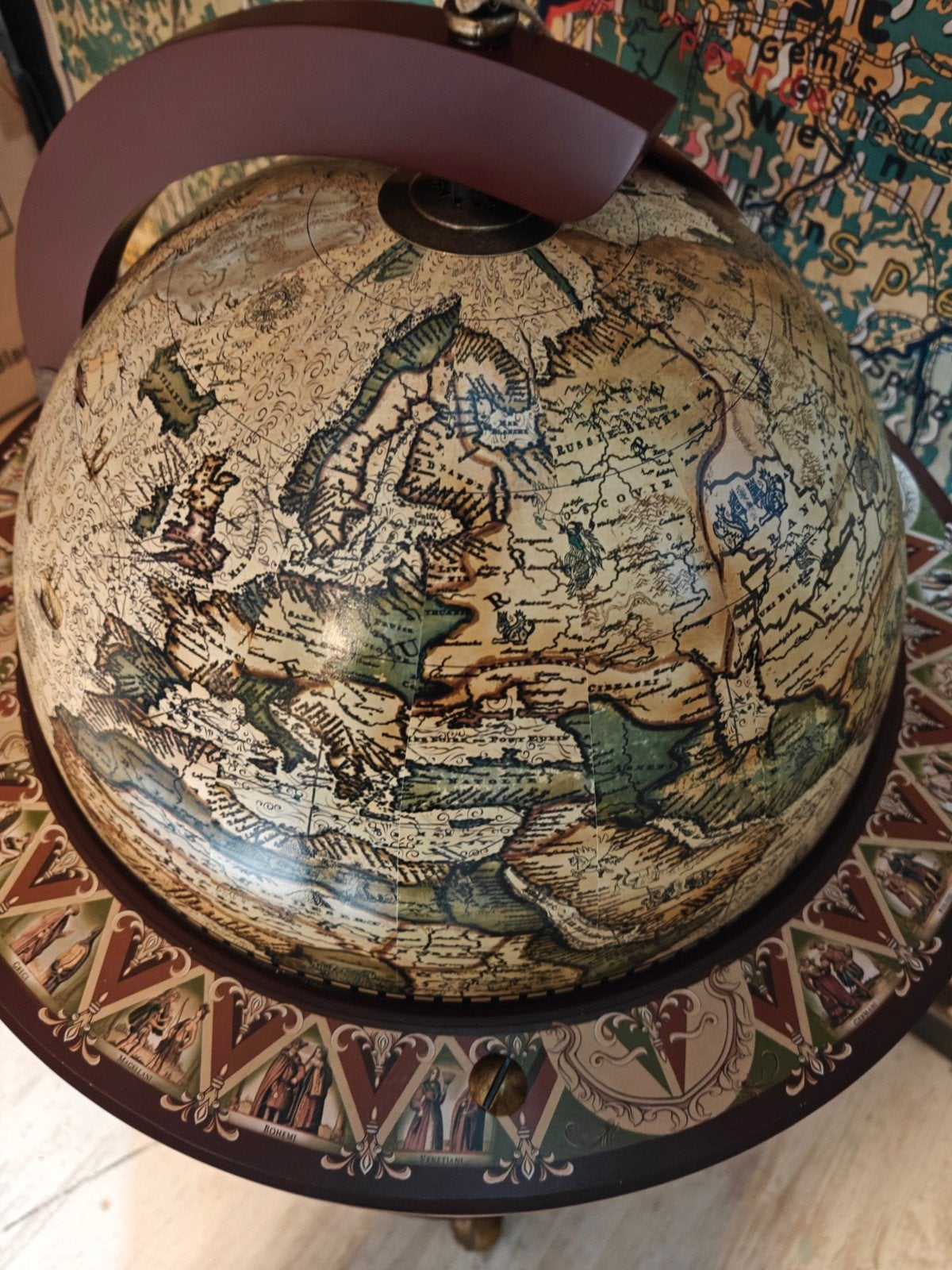 GLOBEBAR BAR GLOBE WIJNBAR WHISKEYBAR 90X45 CM NIEUW IN DOOS, Antiek en Kunst, Ophalen of Verzenden