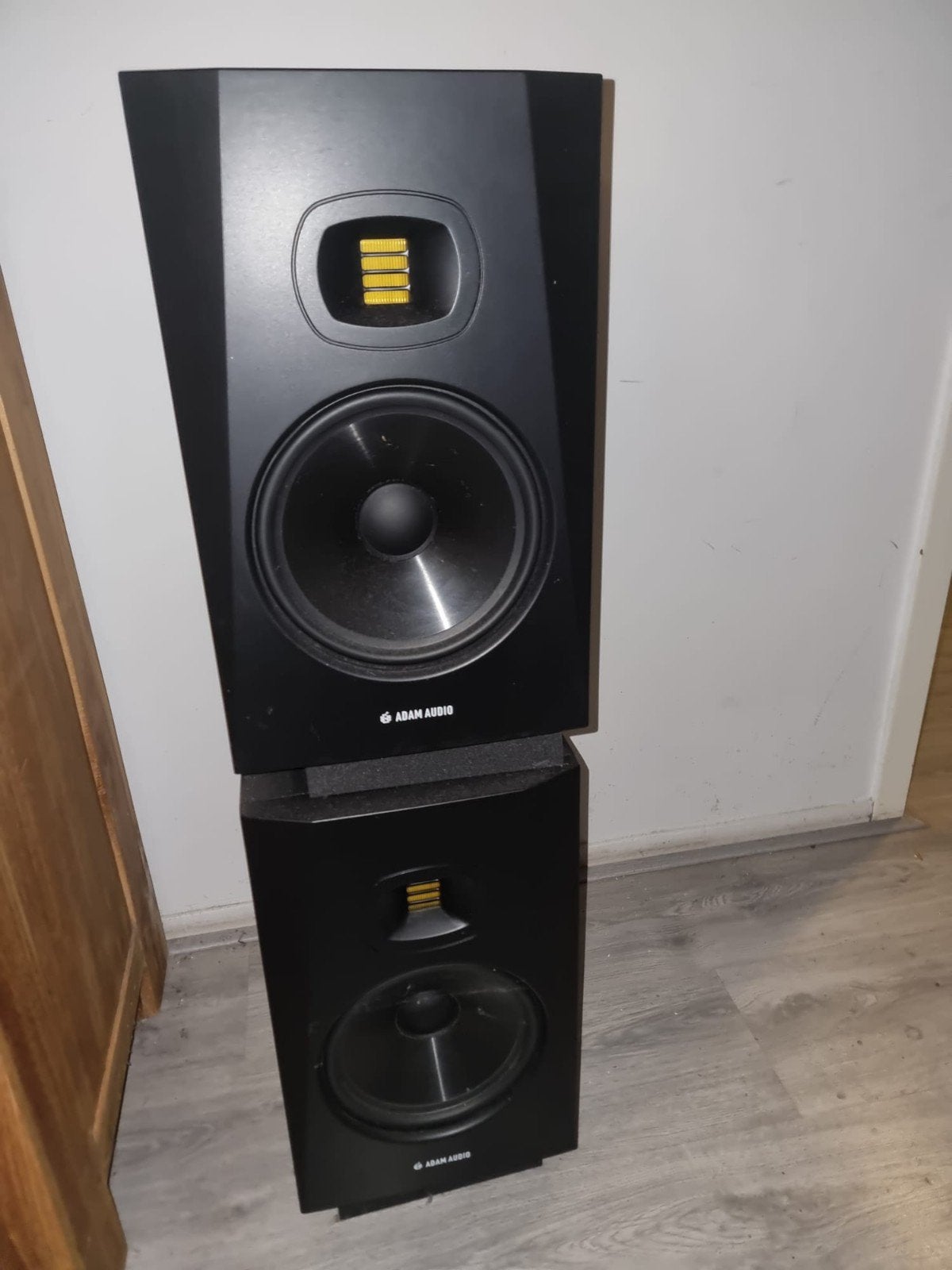 Set Adam Audio T8V actieve monitorspeakers, Ophalen, Zo goed als nieuw, Overige merken