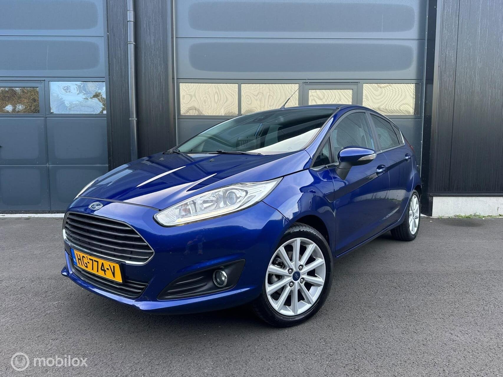 Ford Fiesta 1.0 EcoBoost Titanium, Voorwielaandrijving, Euro 6, Blauw, 23 km/l