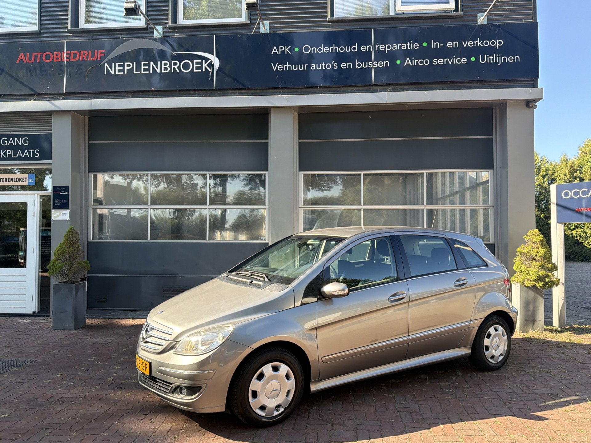 Mercedes-Benz B-Klasse 170 AircoBj 2007 Airco,Cruise,Cv,Stoe, Auto's, Voorwielaandrijving, Dealer onderhouden, Gebruikt, Zwart