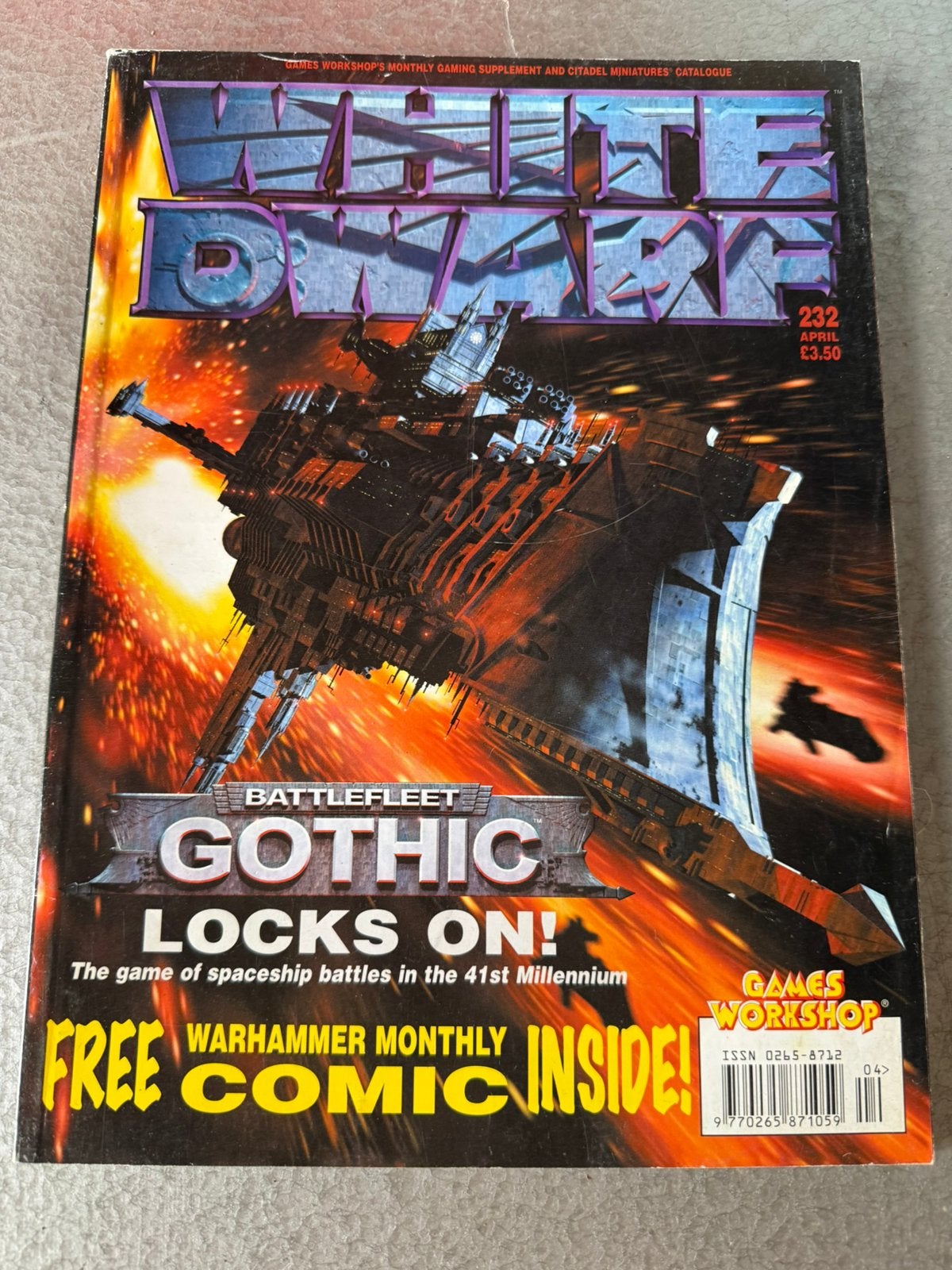 White Dwarf 232 apr 1999, Ophalen of Verzenden, Gebruikt, Warhammer, Boek of Catalogus