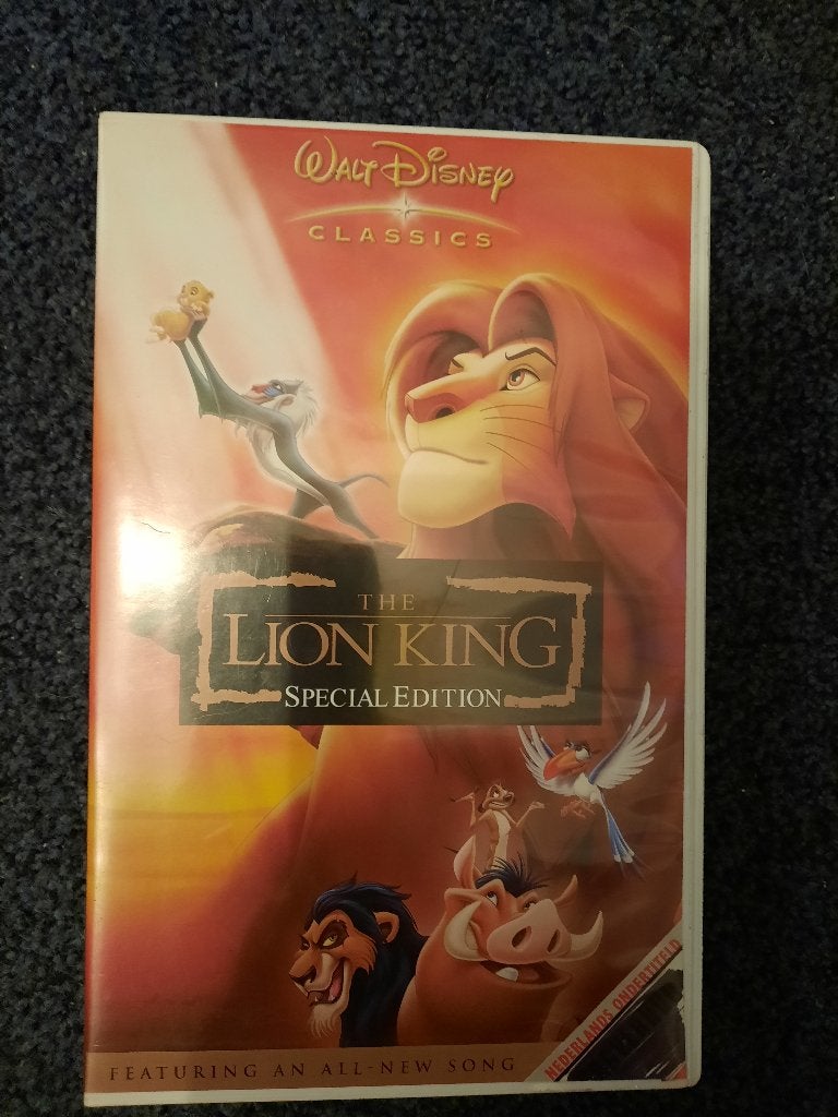 THE LION KING Special Edition uitgave Op VIDEO!, Cd's en Dvd's, VHS | Kinderen en Jeugd, Tekenfilm, Verzenden, Alle leeftijden