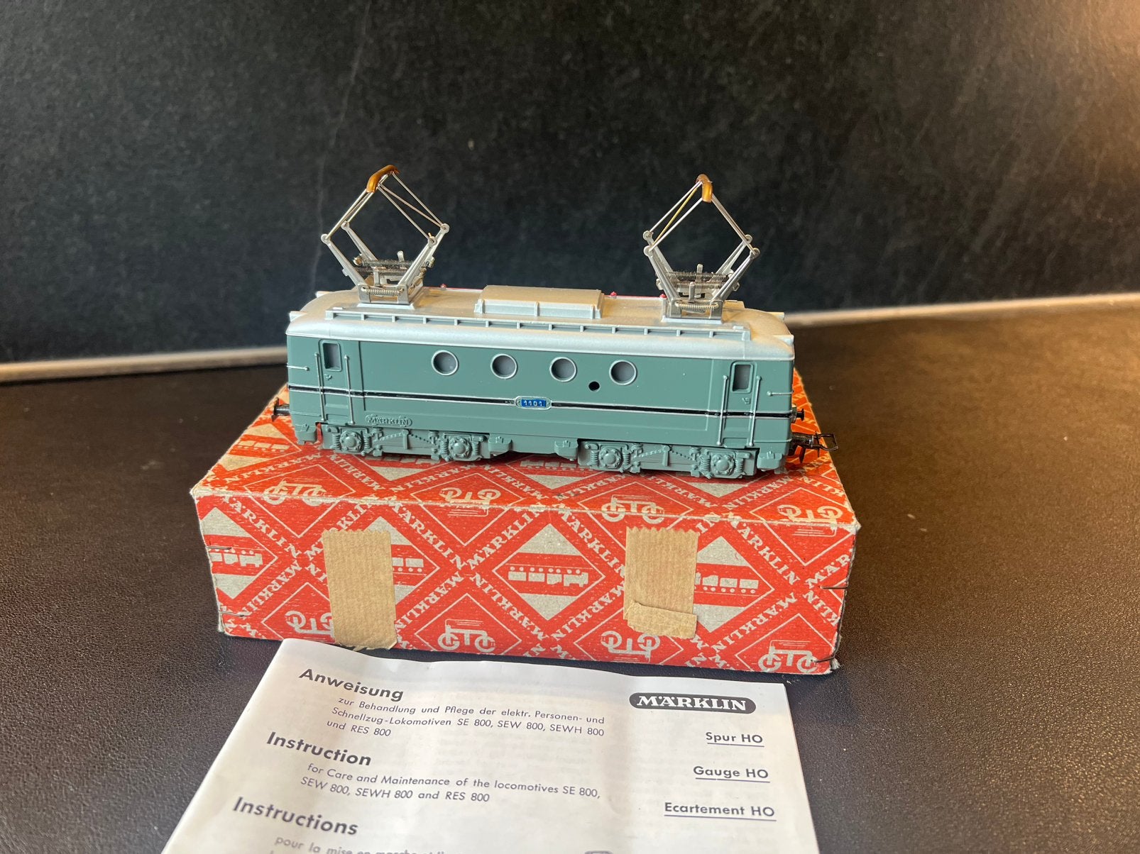 Marklin SEWH800 NS electrische loc in ovp met boekje, Wisselstroom, Locomotief, Ophalen of Verzenden, Märklin