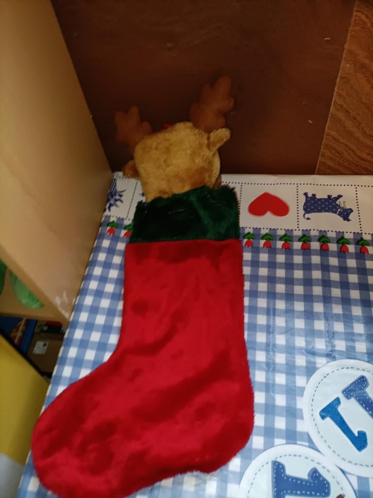 Kerst sok kerstsok eland voor cadeautjes, Ophalen of Verzenden