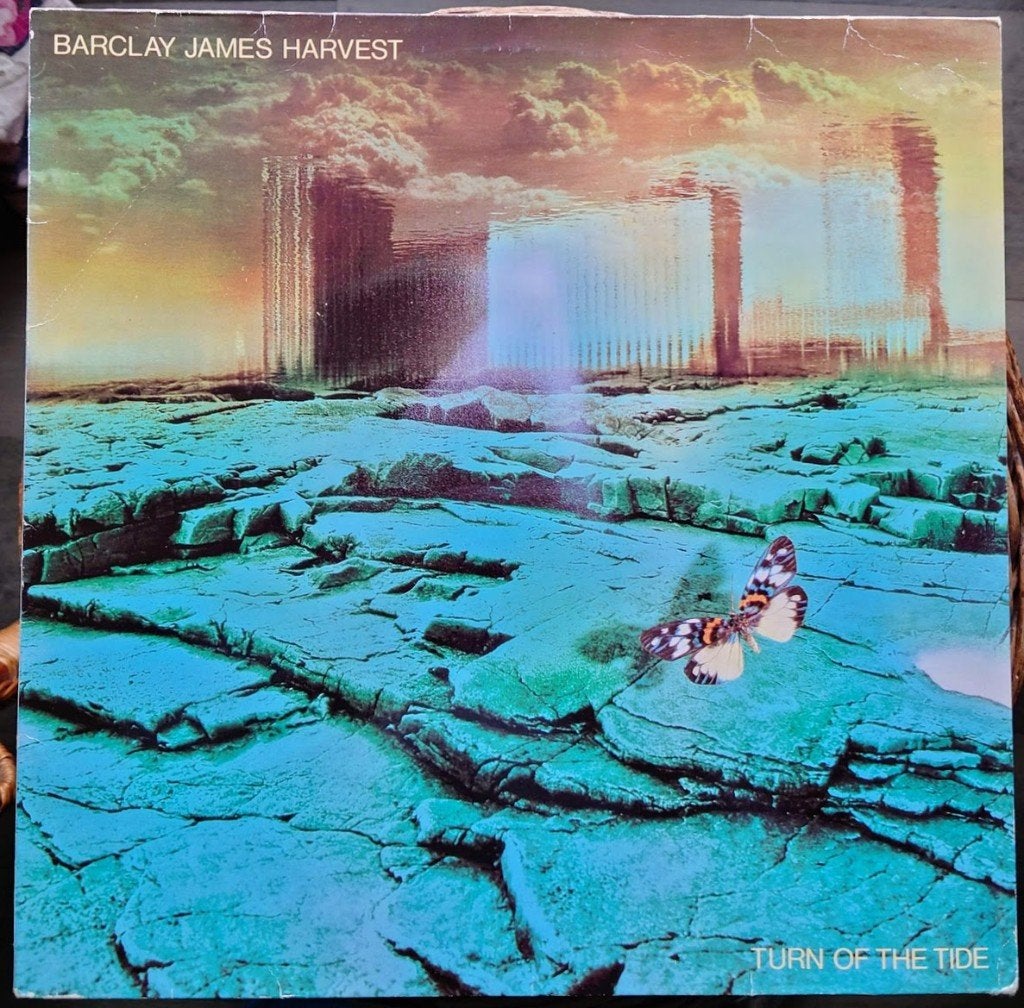 Barclay James Harvest - Turn Of The Tide, Cd's en Dvd's, Vinyl | Rock, LP, Gebruikt, Inclusief binnenhoes, Ophalen of Verzenden