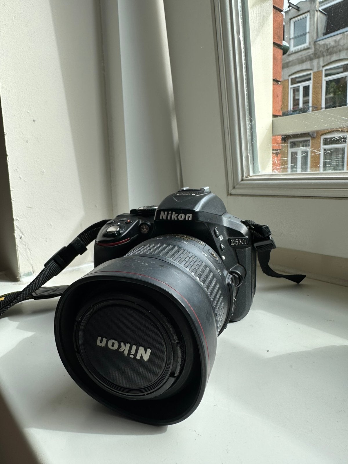 Nikon D5300 spiegelreflex + 18-55mm lens, Ophalen, Gebruikt, Spiegelreflex, Nikon