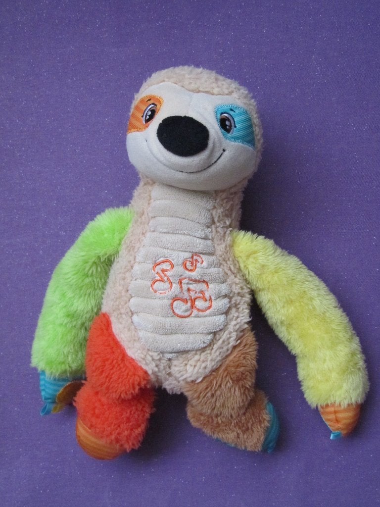 CLEMENTONI Knuffel LUIAARD BABY CLEMENTONIE  MET GELUID, Kinderen en Baby's, Speelgoed | Knuffels en Pluche, Met label, Overige typen