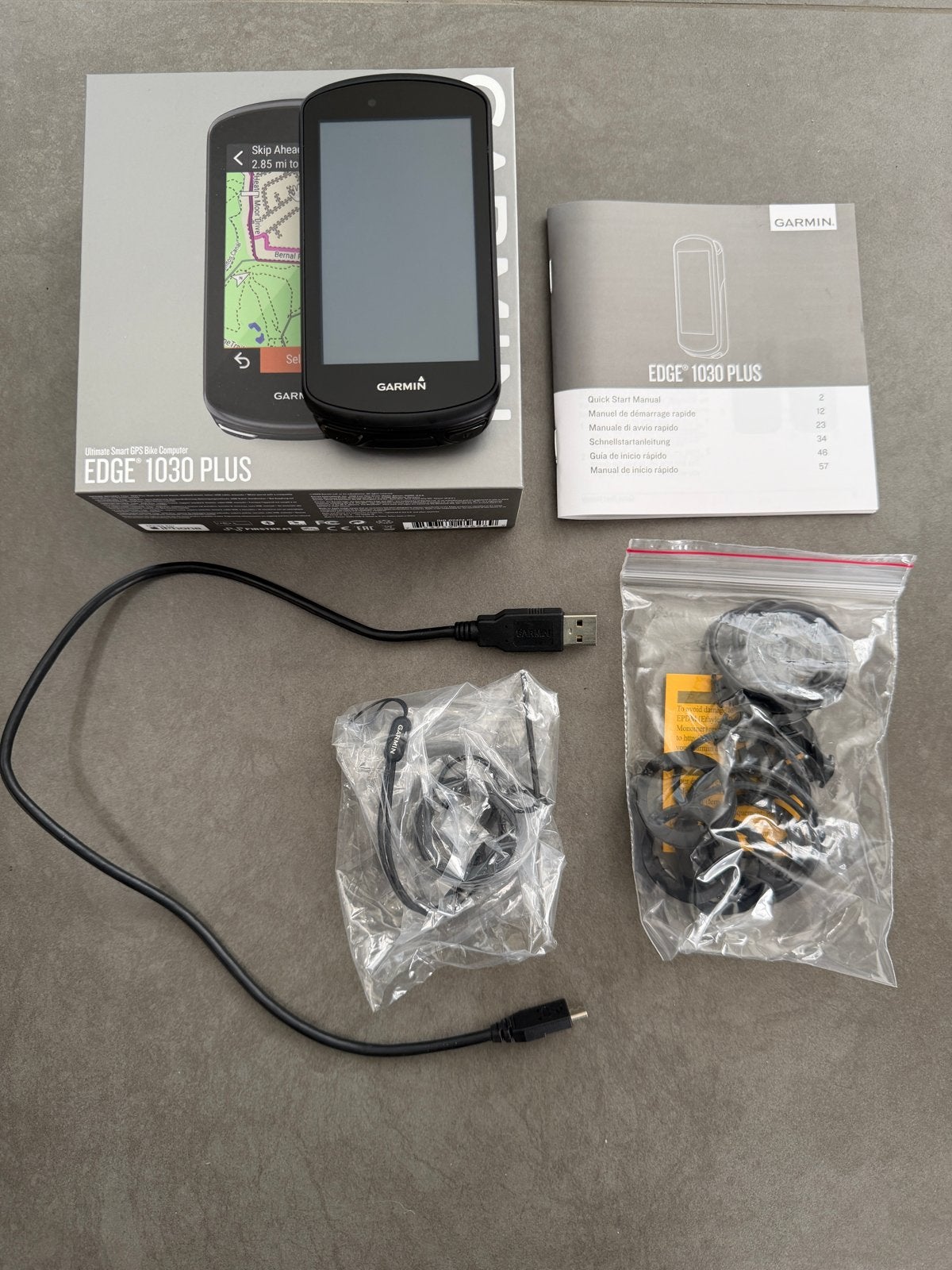 Garmin Edge 1030 Plus - Fietscomputer en GPS navigatie, Fietsen en Brommers, Fietsaccessoires | Fietscomputers, Ophalen of Verzenden