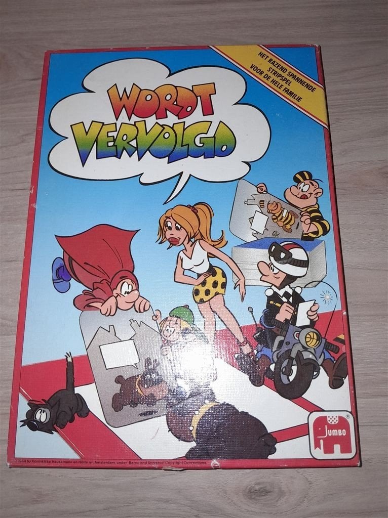 wordt vervolgd - s4884, Hobby en Vrije tijd, Gezelschapsspellen | Bordspellen, Verzenden, Zo goed als nieuw