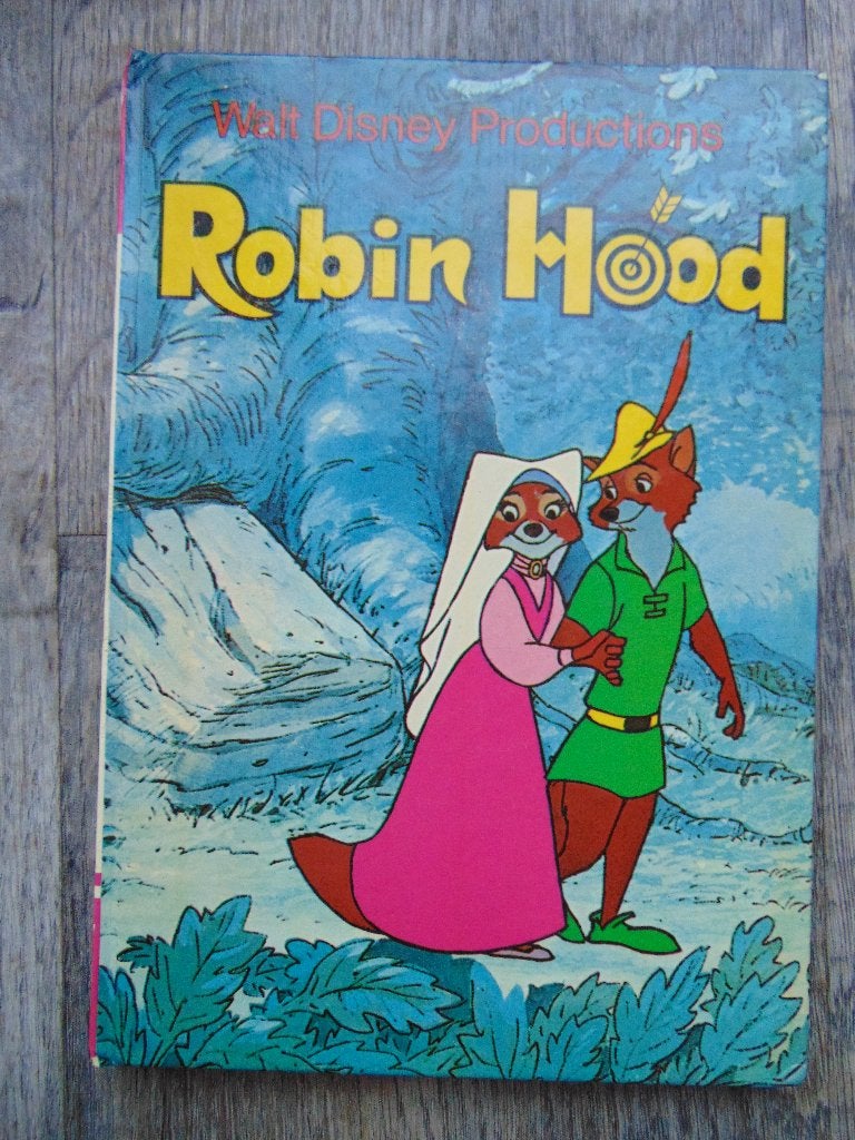 Robin Hood - hardcover boek - Walt Disney bibliotheek (1974), Boeken, Fictie algemeen, Walt Disney, Ophalen of Verzenden, Zo goed als nieuw
