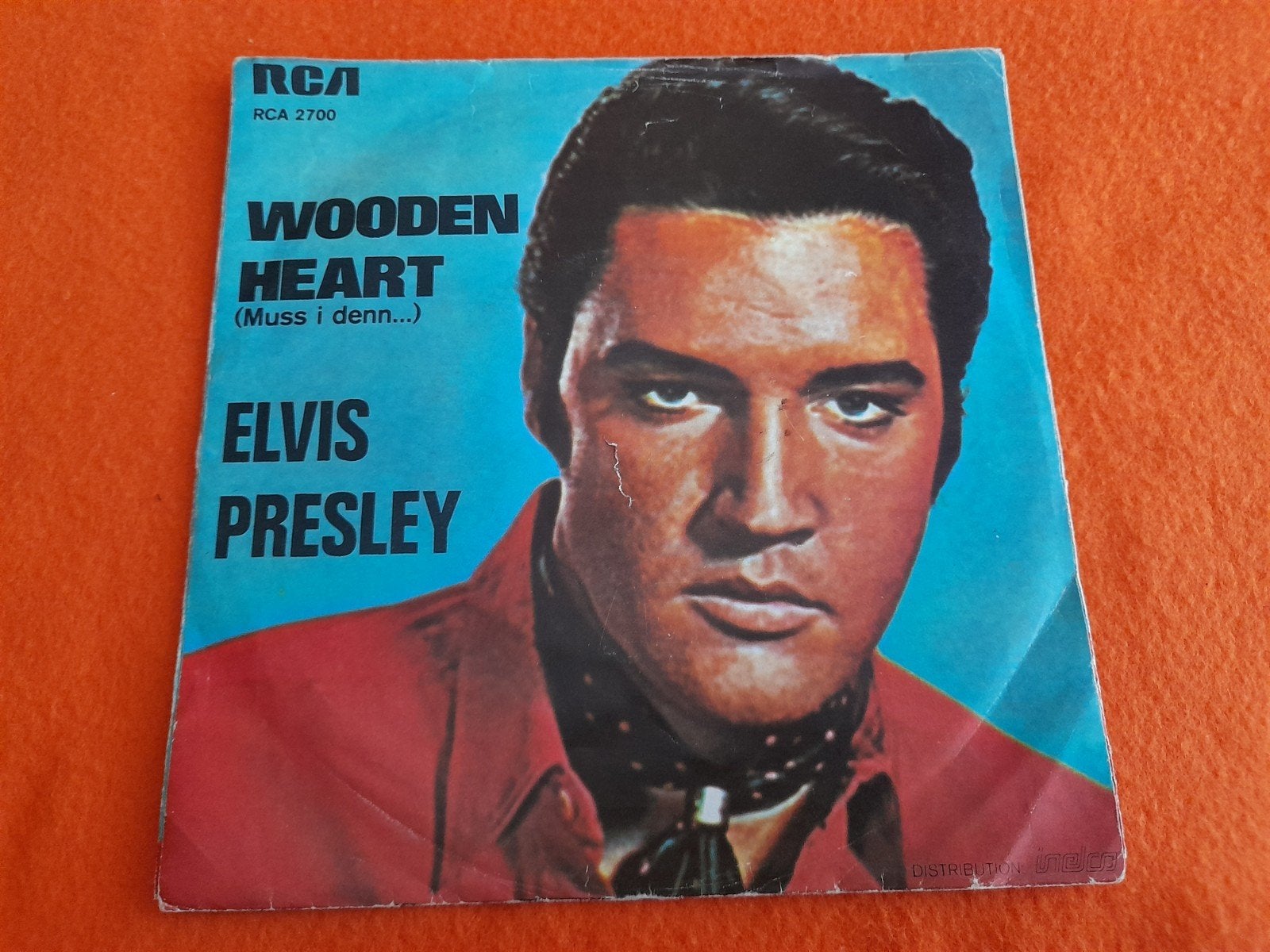 Elvis Presley - Wooden heart (Muss i denn..) (1977), Gebruikt, 7 inch, Ophalen of Verzenden, Pop
