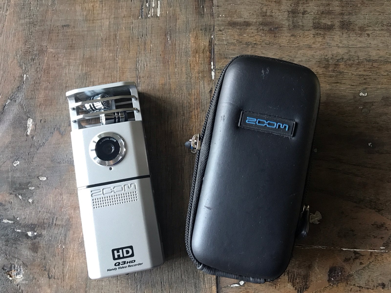 Zoom Q3HD Handy Video Recorder met hoesje, Ophalen of Verzenden, Gebruikt