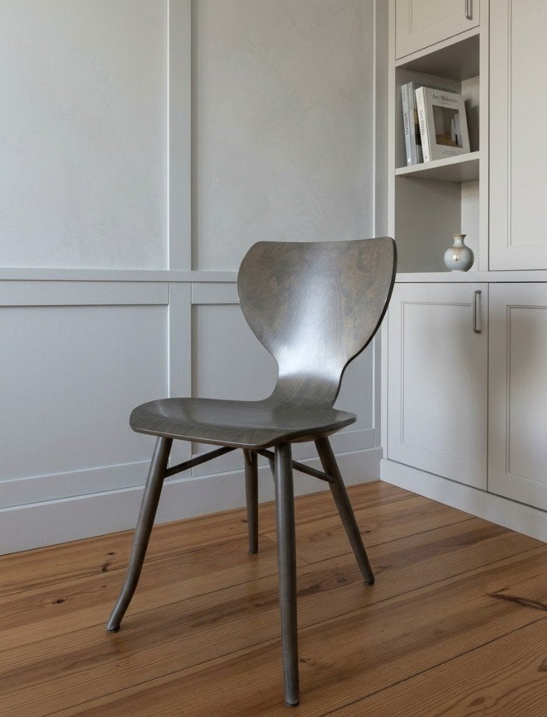Dutch Design: 5 Linteloo Tulipani stoelen door Roderick Vos, Ophalen, Gebruikt, Bruin, Vijf, Zes of meer stoelen