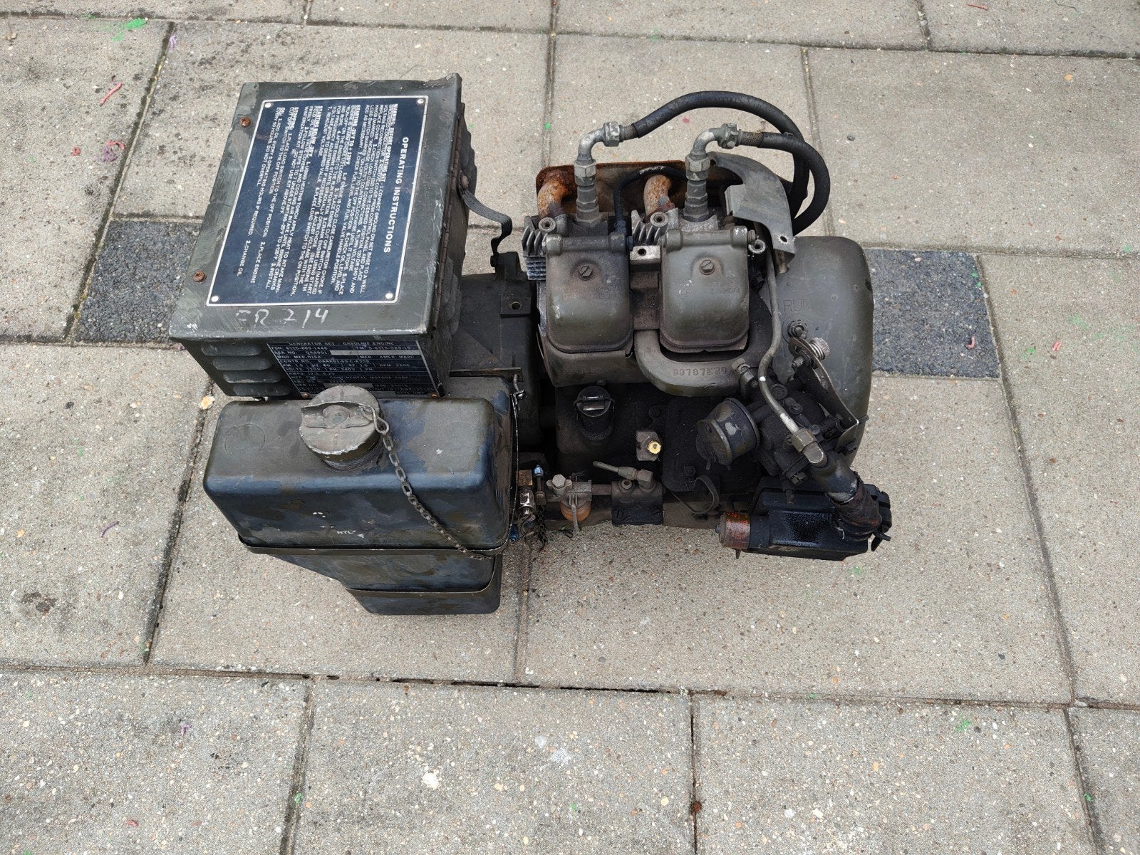 Militaire generator 1.5 kW, staat onbekend, Ophalen, Gebruikt