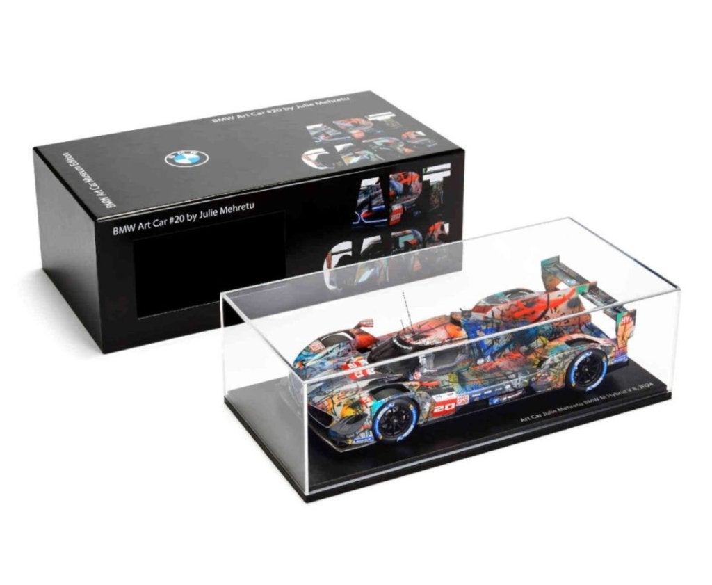 1:18 NIEUW BMW M ART CAR LM Hybrid 2024 Mehretu Spark WRH, Hobby en Vrije tijd, Modelauto's | 1:18, Verzenden, Nieuw, Auto, Overige merken