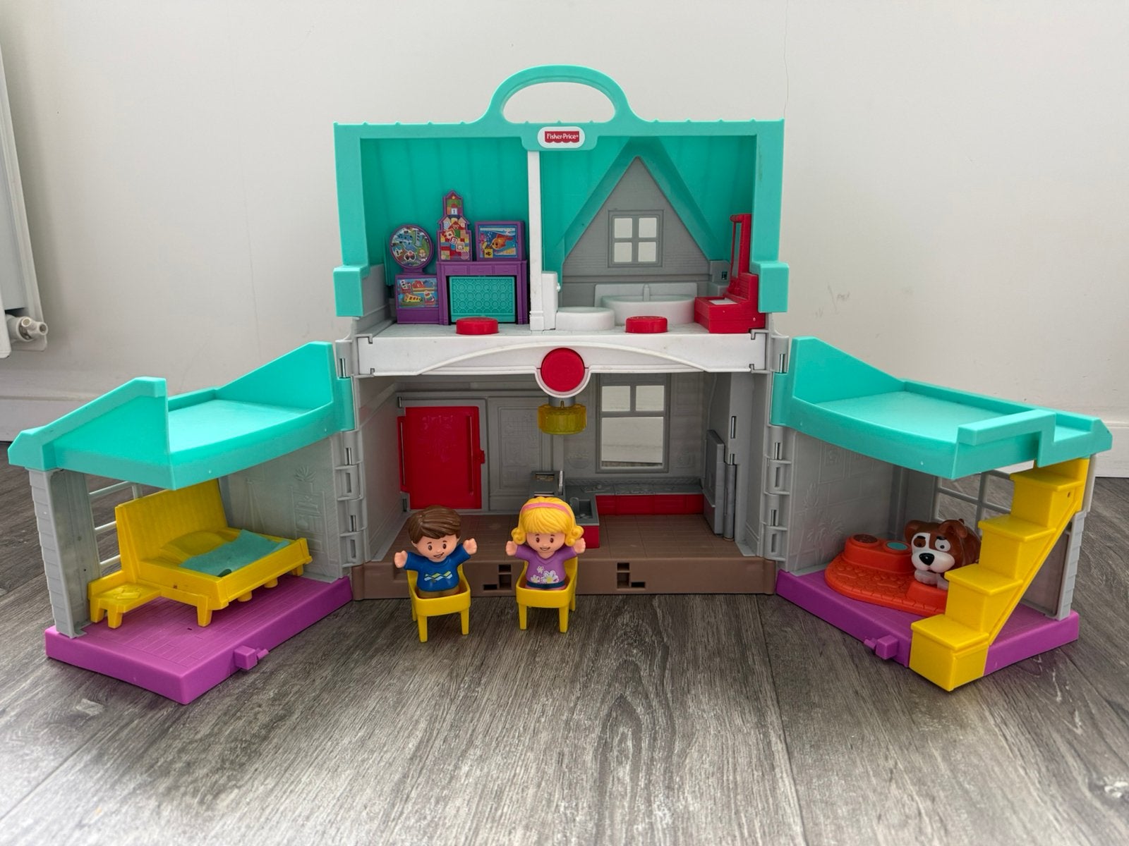 Little People speelhuis, Ophalen, Zo goed als nieuw, Speelset, Met licht