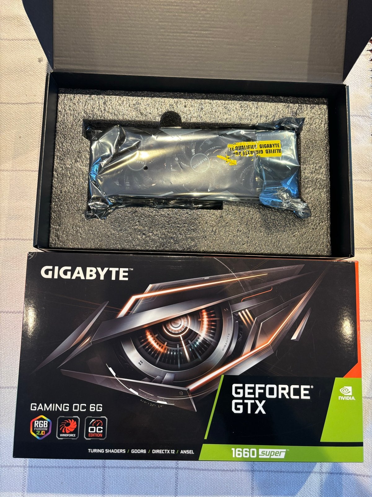 Gigabyte GeForce GTX 1660 Super Gaming OC 6G, PCI-Express 3, HDMI, GDDR6, Ophalen of Verzenden
