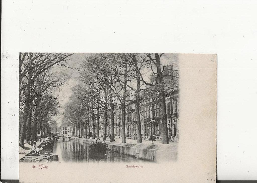 Den Haag Smidswater   1899, Ophalen of Verzenden, Voor 1920, Ongelopen, Zuid-Holland