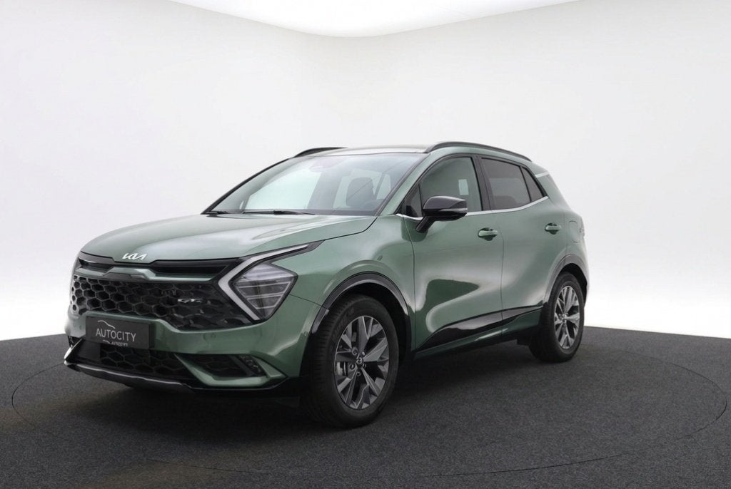 Kia Sportage 1.6 T-GDi Hybrid 230PK GT-Plusline l PANO l 360, Auto's, Gebruikt, 4 cilinders, Leder, Bedrijf