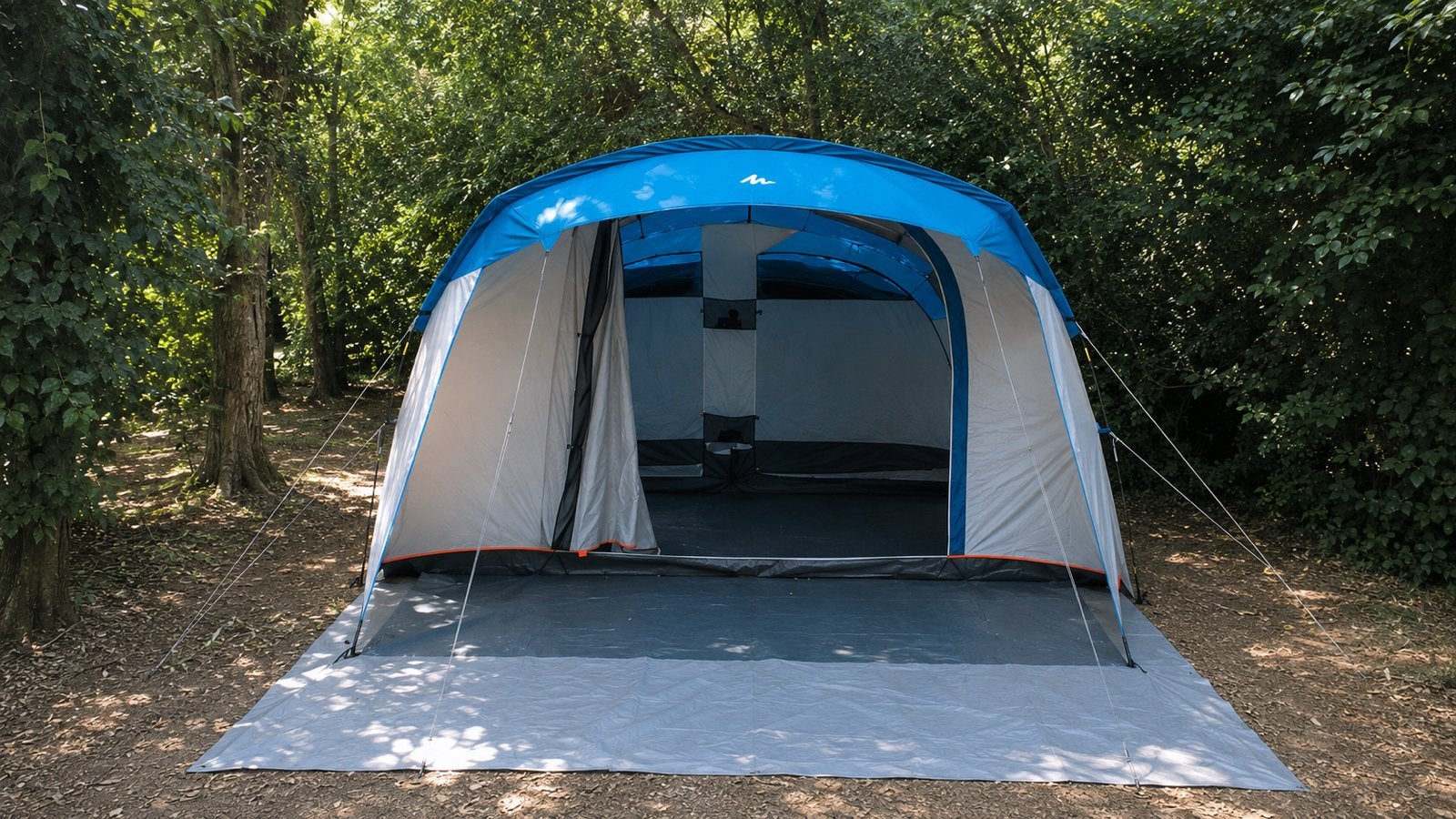 Quechua Arpenaz Family 5.2 gezinstent – Zo goed als nieuw!, Caravans en Kamperen, Ophalen, Zo goed als nieuw, Tot en met 5