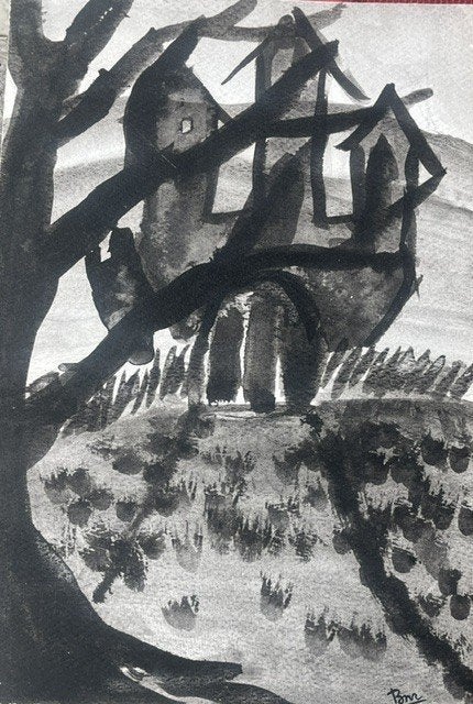 Schilderij Gerrit Benner, Ophalen of Verzenden, Gebruikt
