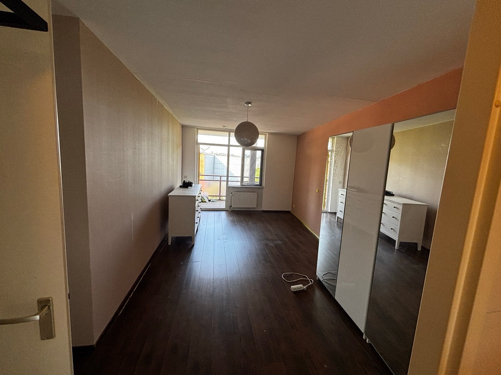 Witte Pax kasten 2 meter hoog met spiegeldeuren, Huis en Inrichting, Ophalen, Overige materialen, Gebruikt, 200 cm of meer