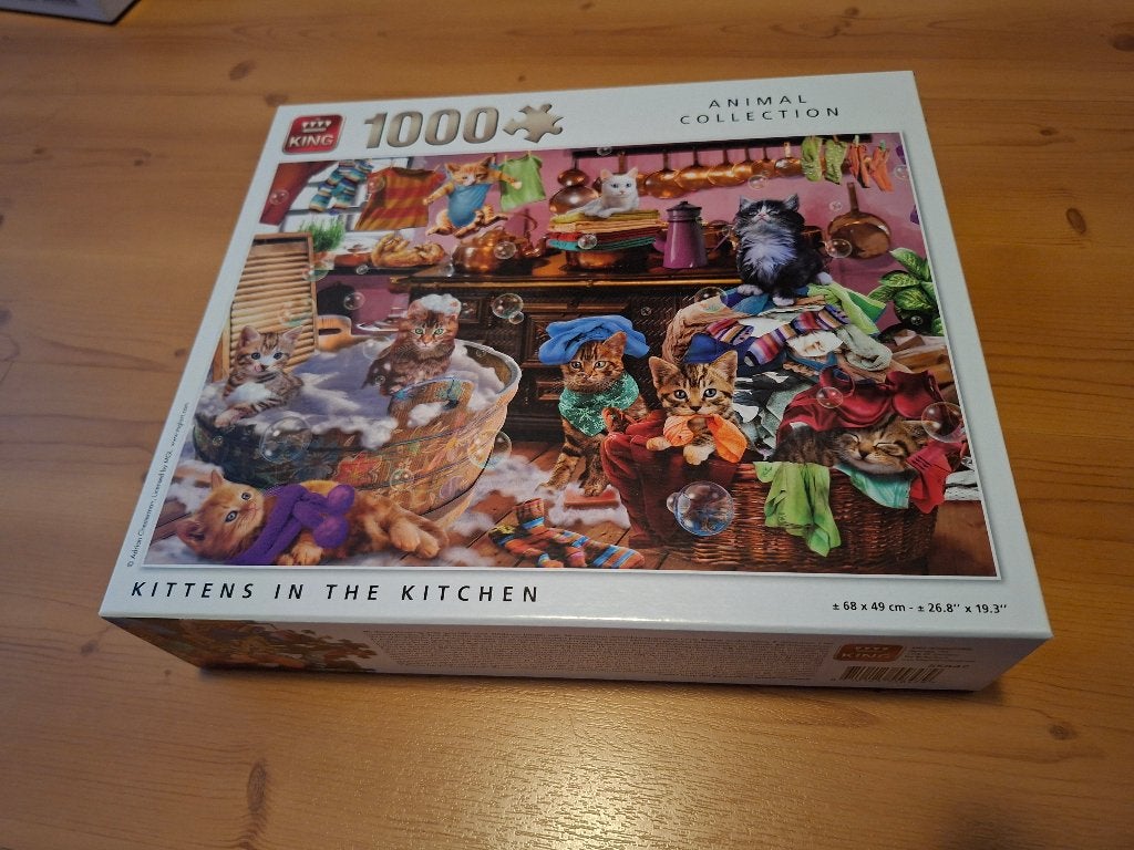 Puzzle 1000 stuks, Ophalen, 500 t/m 1500 stukjes, Zo goed als nieuw, Legpuzzel