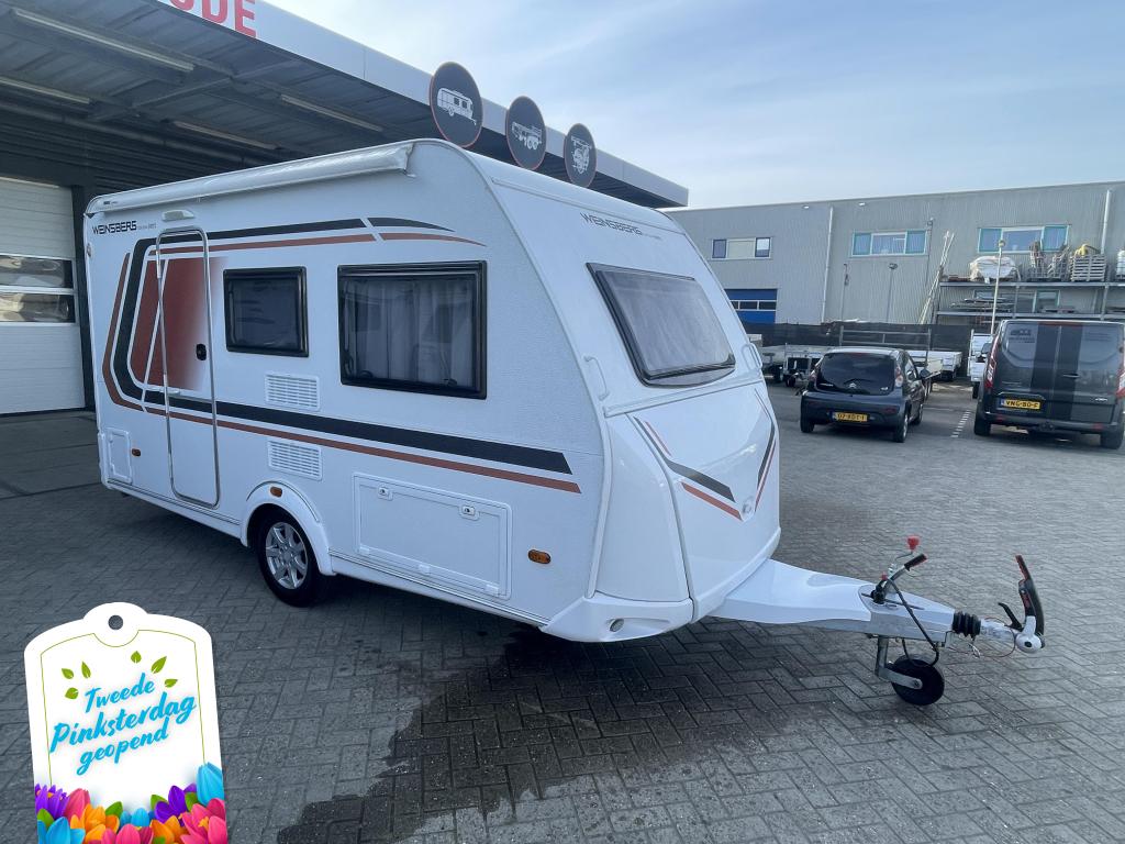 Weinsberg CaraOne 390 QD Lichtgewicht 4 Pers. Luif, Overige merken, Kachel, Bedrijf, Treinzit