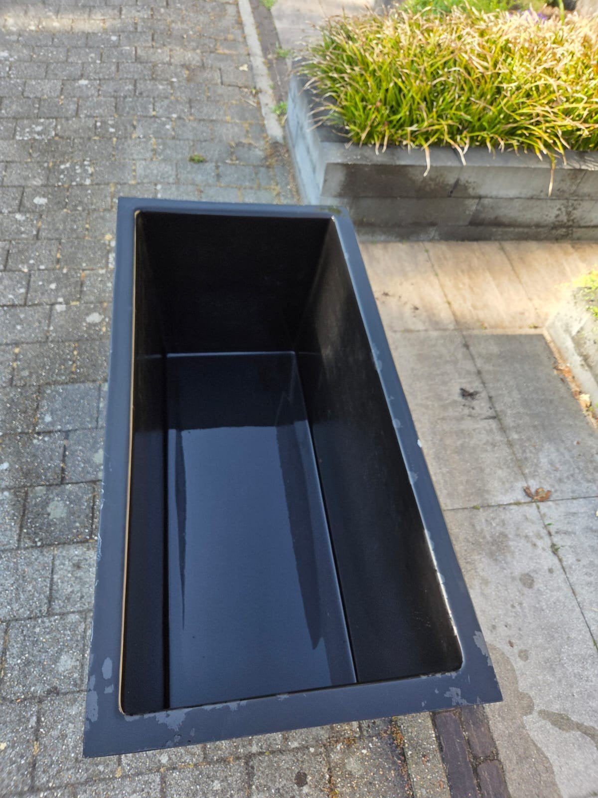Rechthoek vijverbak ( 140 x 70 x 60 ) Nieuwprijs 544 euro, Ophalen